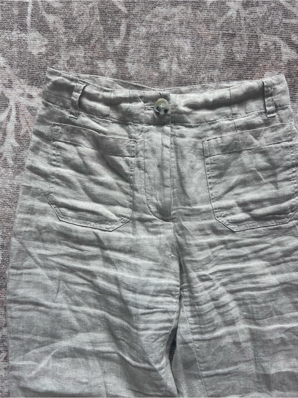 Quince patch pocket linen pants - Picture 3 of 4